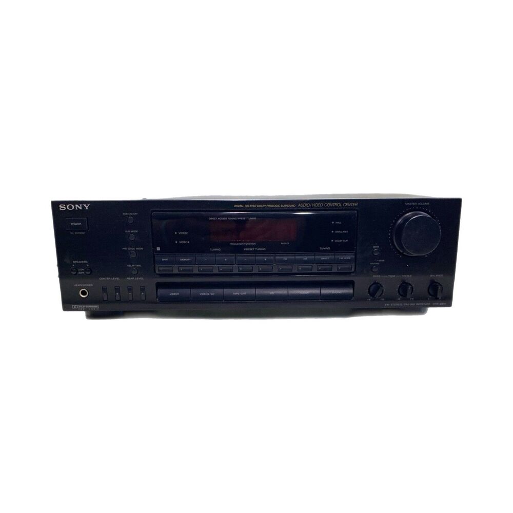 SONY Model No. STR-D611 Digital Delayed Dolby Prologic Surround Receiver